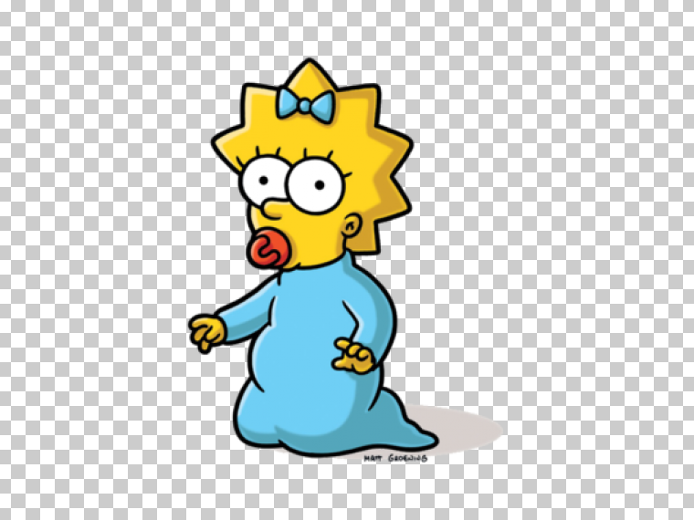 Maggie Simpson，免费PNG系列