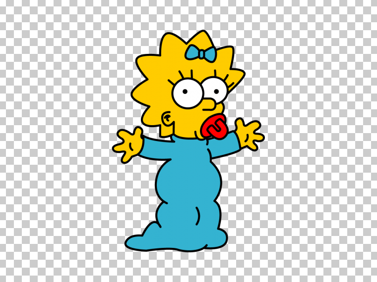 Maggie Simpson，免费PNG系列