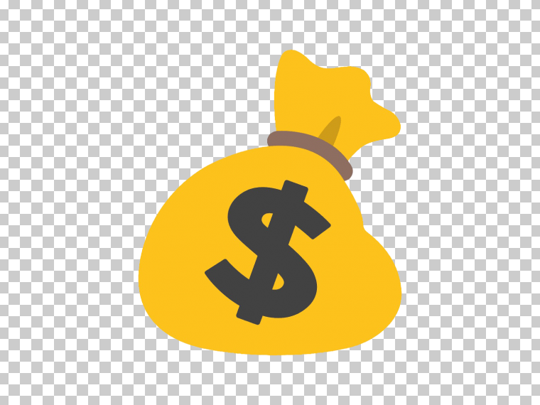 Money Emoji PNG图像背景