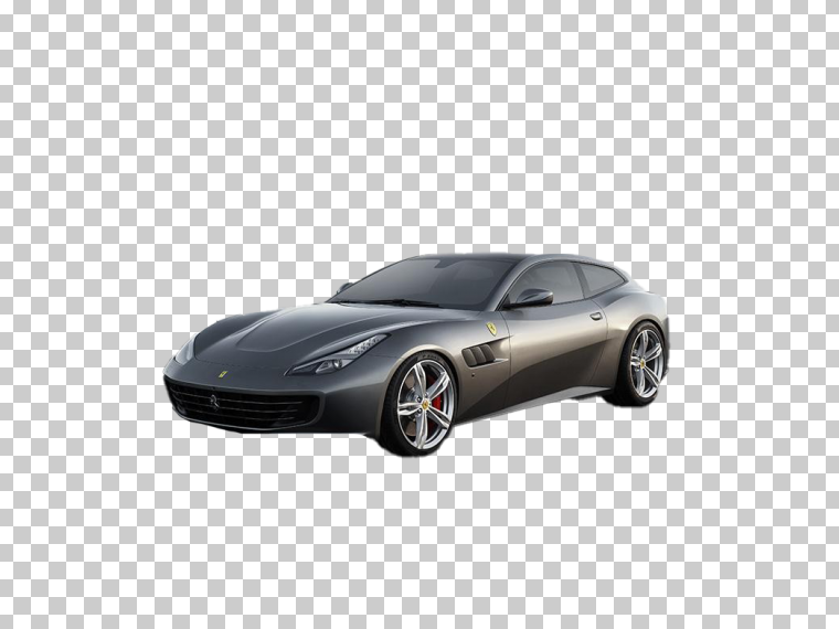 灰色法拉利GTC4Lusso PNG高品质图像