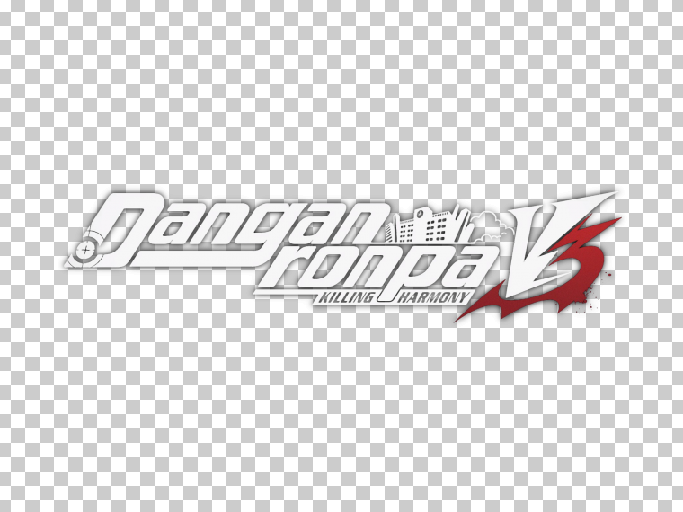 Danganronpa徽标PNG图像背景