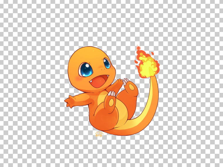 Pokemon Charmander PNG高质量图像