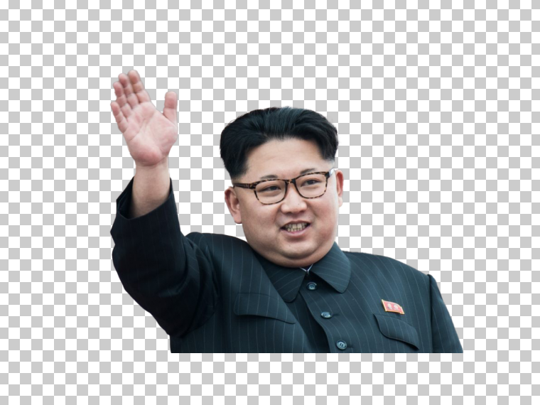 领导人金正恩摄