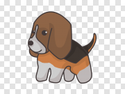 Beagle Vector Transparent Background 比格矢量透明背景 PNG图片