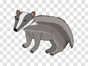  小獾透明PNGPNG图片 Small Badger Transparent PNG 