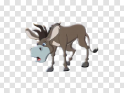 Donkey Shocked Clipart Transparent PNG 毛驴剪贴画透明PNG PNG图片