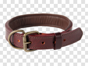 Brown Leather Dog Collar PNG 棕色皮革狗项圈PNG PNG图片