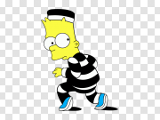 Bart Simpson Character Transparent File 巴特辛普森字符透明文件 PNG图片