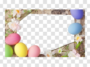 Easter Border Colorful PNG HD Quality 复活节边框彩色PNG高清画质 PNG图片