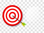 Target Red Aim Arrow PNG 目标红色目标箭头PNG PNG图片