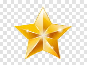Gold Vector Star Transparent File 金色矢量星透明文件 PNG图片
