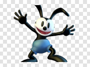 Oswald The Lucky Rabbit Cartoon Transparent File 奥斯瓦尔德幸运兔卡通透明文件 PNG图片