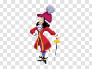 Captain Hook PNG Clipart Background 上尉胡克剪贴画背景 PNG图片