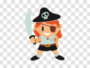 Baby Pirate Transparent File 小海盗透明文件 PNG图片