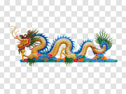 Chinese Dragon PNG Pic Background 中国龙图片背景 PNG图片