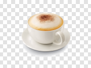 Cappuccino Coffee PNG Clipart Background 卡布奇诺咖啡背景 PNG图片