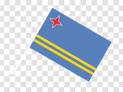 Aruba Flag Transparent File 阿鲁巴旗透明文件 PNG图片