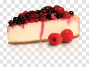 Cheesecake Transparent Background 芝士蛋糕透明背景 PNG图片