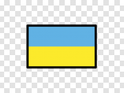 Square Ukraine Flag Download Free PNG 乌克兰方旗免费下载PNG PNG图片