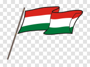 Hungary Flag Transparent Image 匈牙利国旗透明图像 PNG图片