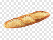 Rustic Baguette Bread Transparent PNG 乡村法式面包 PNG图片