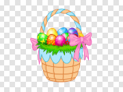 Easter Basket Vector Transparent File 矢量透明文件 PNG图片