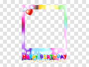 Birthday Collage Frame PNG Clipart Background 生日拼贴框架PNG剪贴画背景 PNG图片