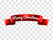 Merry Christmas Word Art Banner PNG 圣诞快乐文字艺术横幅PNG PNG图片