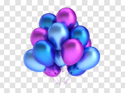 Happy Birthday Foil Balloon Pink Transparent PNG 生日快乐铝箔气球粉色透明PNG PNG图片