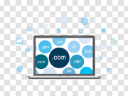 Domain Icon Transparent File 域图标透明文件 PNG图片