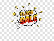 Flash Sale Banner Background PNG Image 闪卖横幅背景PNG图片 PNG图片