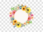 Spring Flower Transparent File 春花透明锉刀 PNG图片