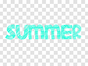 Summer Transparent File 夏季透明文件 PNG图片