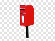 Red Postbox Background PNG Image 红色邮箱背景PNG图像 PNG图片