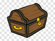 Wooden Treasure Chest PNG Clipart Background 木制宝箱背景 PNG图片