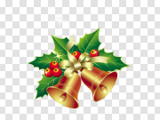 Vector Christmas Bell No Background PNG 矢量圣诞钟无背景PNG PNG图片