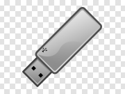 USB Pen Drive Transparent Background USB笔驱动器透明背景 PNG图片