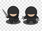 Ninja Transparent Background 忍者透明背景 PNG图片