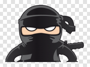 Ninja PNG Pic Background 忍者PNG图片背景 PNG图片