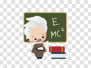 Albert Einstein E MC PNG 爱因斯坦 PNG图片