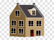 Home House Transparent Background 住宅透明背景 PNG图片