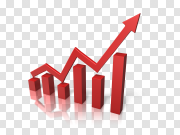 Business Growth Chart Icon Transparent File 业务增长图表图标透明文件 PNG图片