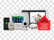 Home Security System PNG Free File Download 家庭安全系统PNG免费文件下载 PNG图片