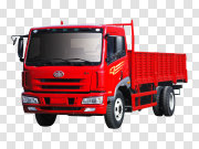 Red Cargo Truck PNG HD Quality 红色货车PNG HD质量 PNG图片