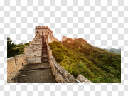 The Great Wall of China Transparent Free PNG 中国长城透明免费PNG PNG图片