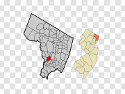 New Jersey Map Background PNG Image 新泽西地图背景PNG图像 PNG图片