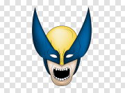 Wolverine mask PNG 狼獾面膜 PNG图片