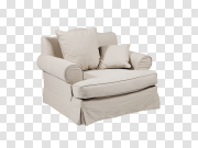 White armchair PNG image 白色扶手椅PNG图像 PNG图片