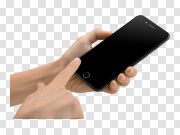 Phone in hand PNG 手机在手PNG PNG图片