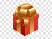 Gift red box PNG image 礼品红盒PNG图片 PNG图片